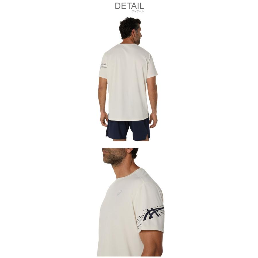 ASICS（アシックス） 半袖Tシャツ メンズ ICONランニングハンソデ