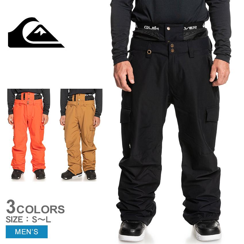 ウィンタースポーツ QUIKSILVER スノーボードパンツ オレンジ