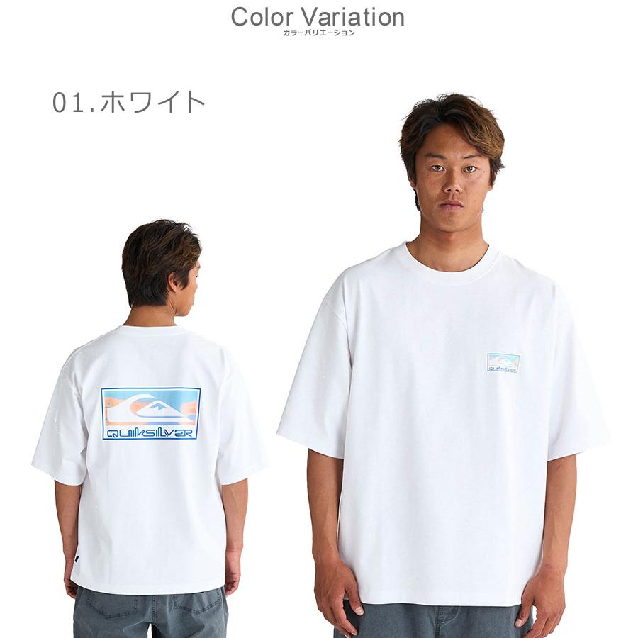 W&LT パクパクくん ワンポイントTシャツ ライトブルー Quiksilver（クイックシルバー） （ネコポス配送） 半袖Tシャツ メンズ