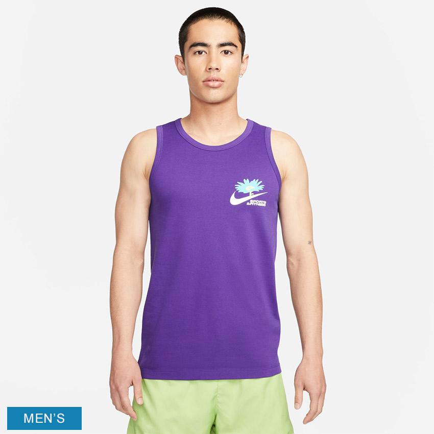 Nike 陸上用タンクトップ ネイビー/ピンク Lサイズ