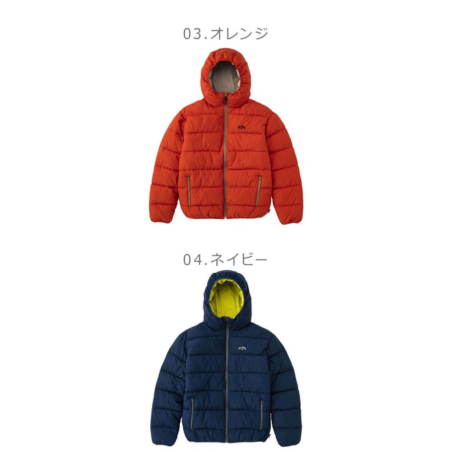 オリジナル販促 ビラボン ジャケット メンズ Y2K パフ ジャケット BILLABONG BD012763 ブラック 黒 ブラウン 茶 オレンジ ネイビー 紺 ブルー 青