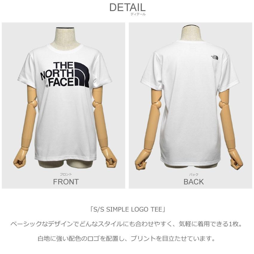 （メール便可）THENORTHFACE ザノースフェイス Tシャツ ショートスリーブ シンプルロゴティー NTW31849 レディース｜z-craft｜06