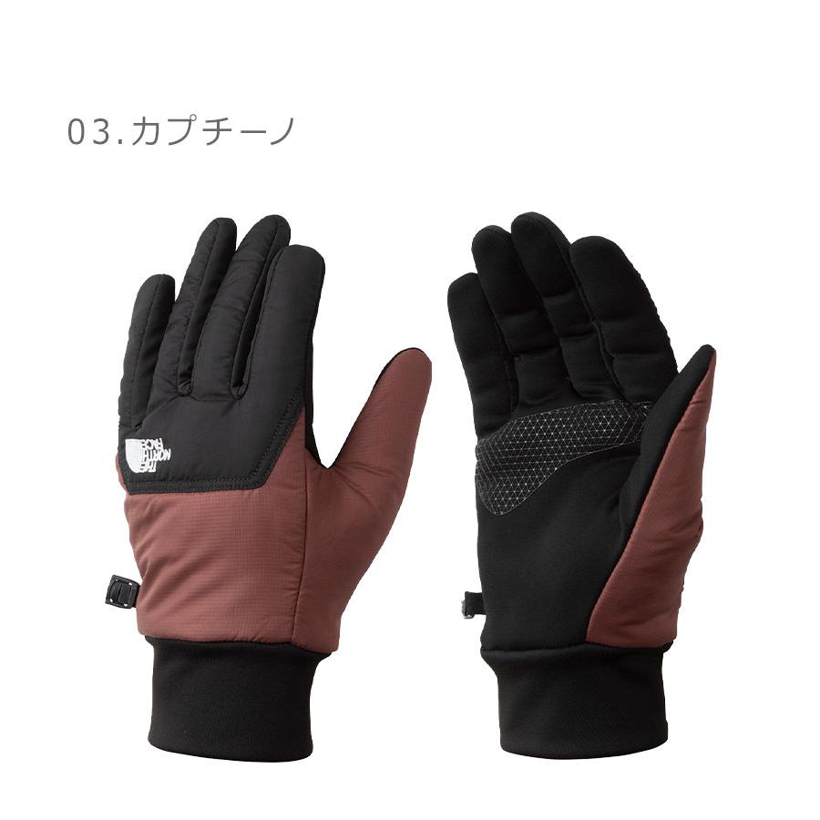 ザ ノースフェイス 手袋 メンズ レディース ヌプシイーチップグローブ THE NORTH FACE NN62310 ブラック 黒 グリーン 緑 春 秋｜z-craft｜08