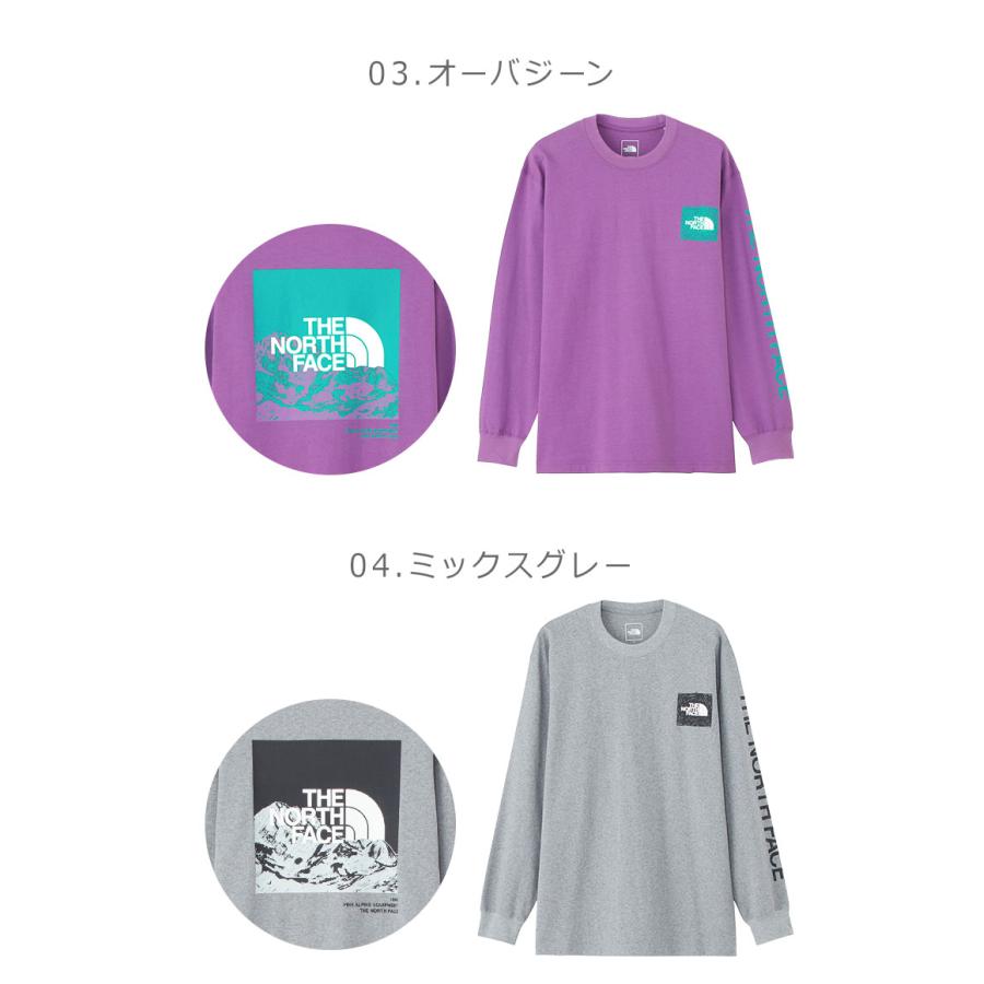 SALE ザ ノースフェイス 長袖Tシャツ メンズ ロングスリーブスリーブグラフィックティー THE NORTH FACE NT32438 黒 ブラック 白 長袖｜z-craft｜08