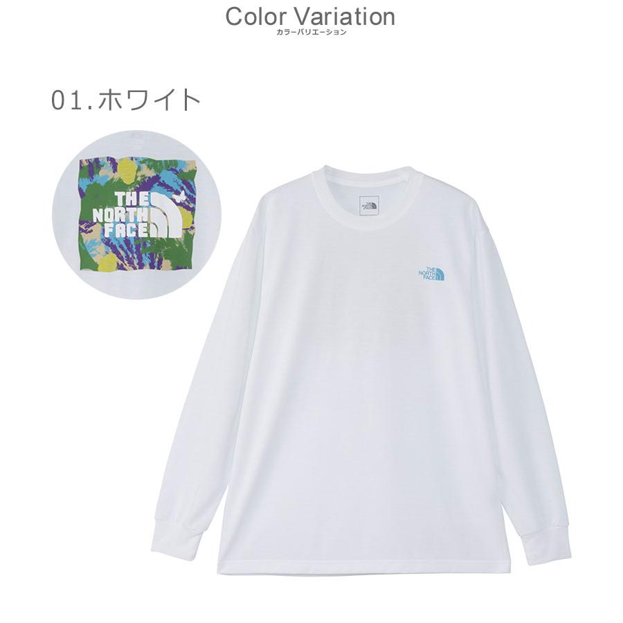 ザ ノースフェイス 長袖Tシャツ メンズ ロングスリーブTNFバグフリーティー THE NORTH FACE NT12450 ホワイト 白 グレー ロンT｜z-craft｜04