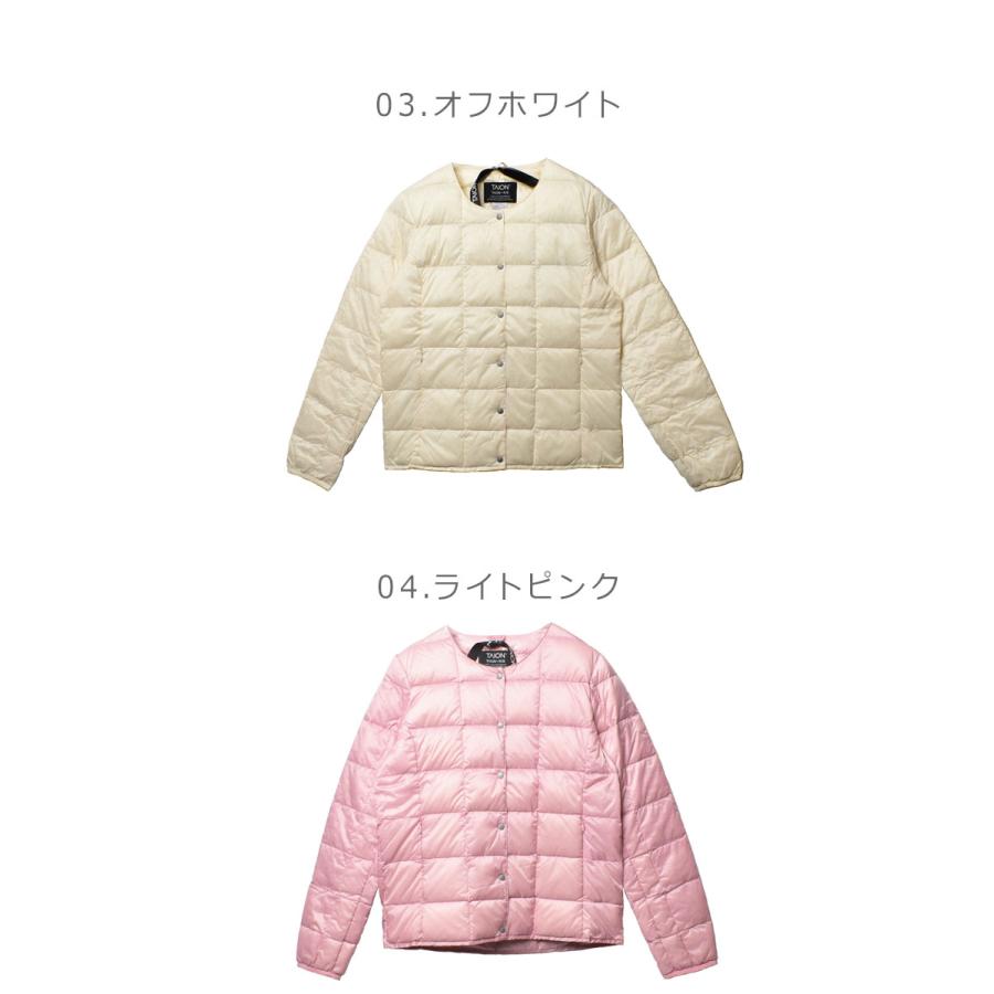 TAION SALE タイオン インナーダウン レディース クルーネック TAION SALE タイオン インナーダウン レディース クルーネック