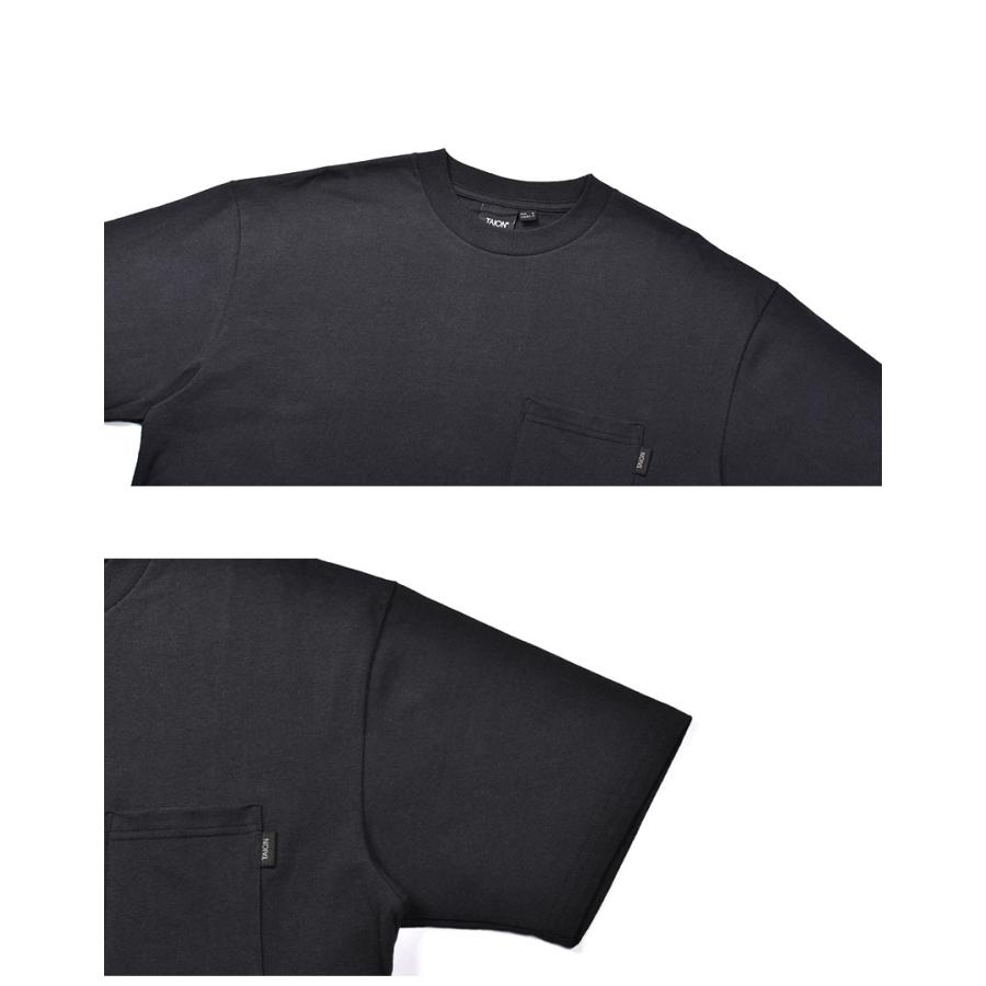 タイオン 半袖Tシャツ メンズ レディース タイオン ストレージ ポケット ティー TAION TAION-TSPK01 黒 白 赤｜z-craft｜12