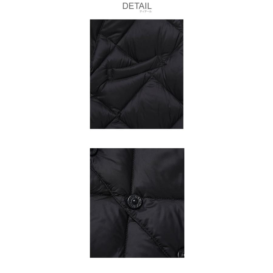 TAION リバーシブル ダウンジレ ダークチョコ(R003CI) Mサイズ TAION タイオン ダウンベスト メンズ シティ リバーシブル