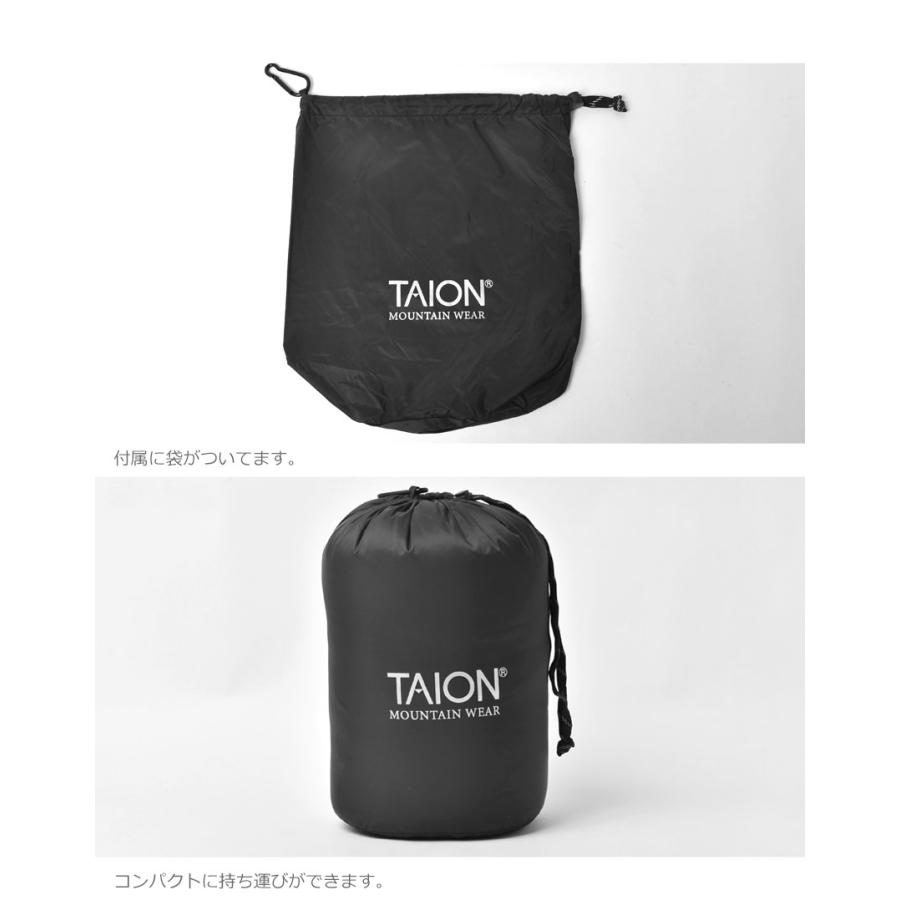 TAION（タイオン） ダウンジャケット メンズ レディース マウンテン
