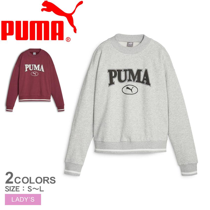 PUMA（プーマ） レディース PUMA SQUAD クルースウェット 裏起毛 PUMA