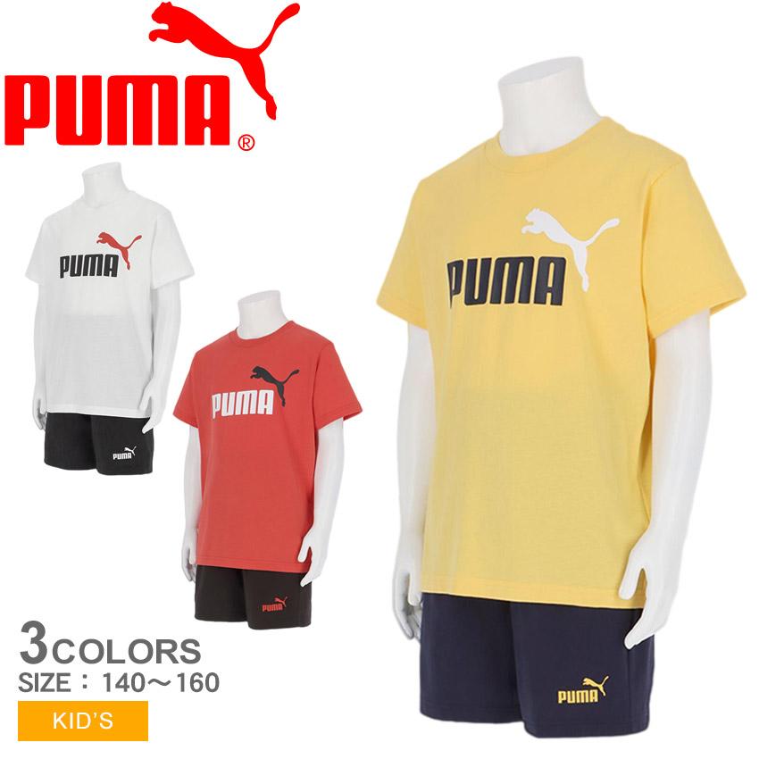 PUMA（プーマ） 半袖Tシャツ キッズ ESS 2 カラー NO. 1 ロゴ 半袖 T
