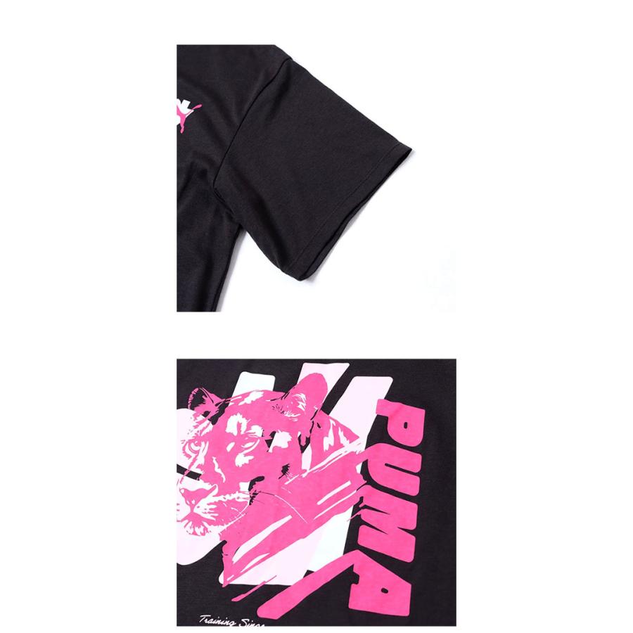 PUMA（プーマ） 半袖Tシャツ レディース キャットグラフィックTシャツ
