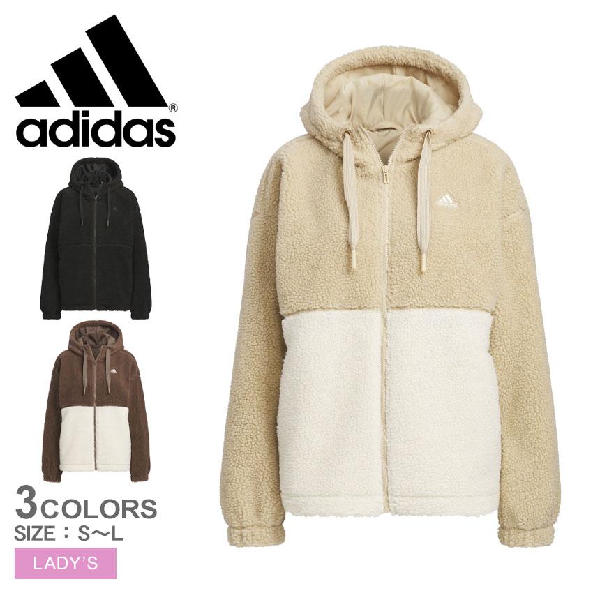 adidas アディダス フリースジャケット レディース BOA ルーズ adidas アディダス フリースジャケット レディース BOA ルーズ