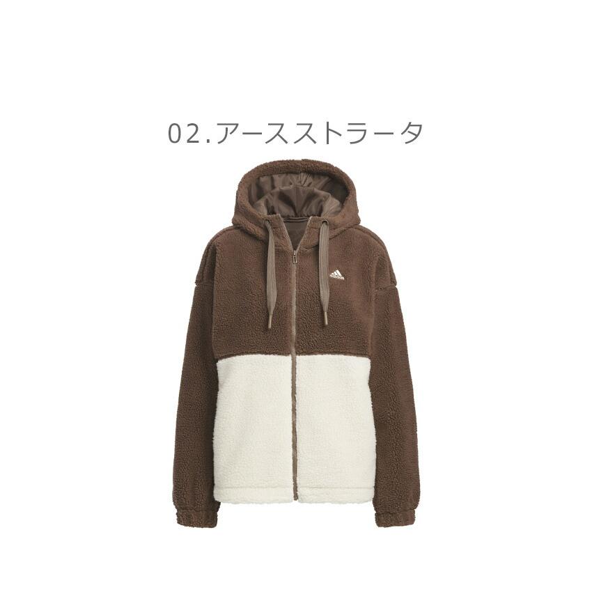 adidas アディダス フリースジャケット レディース BOA ルーズ adidas アディダス フリースジャケット レディース BOA ルーズ