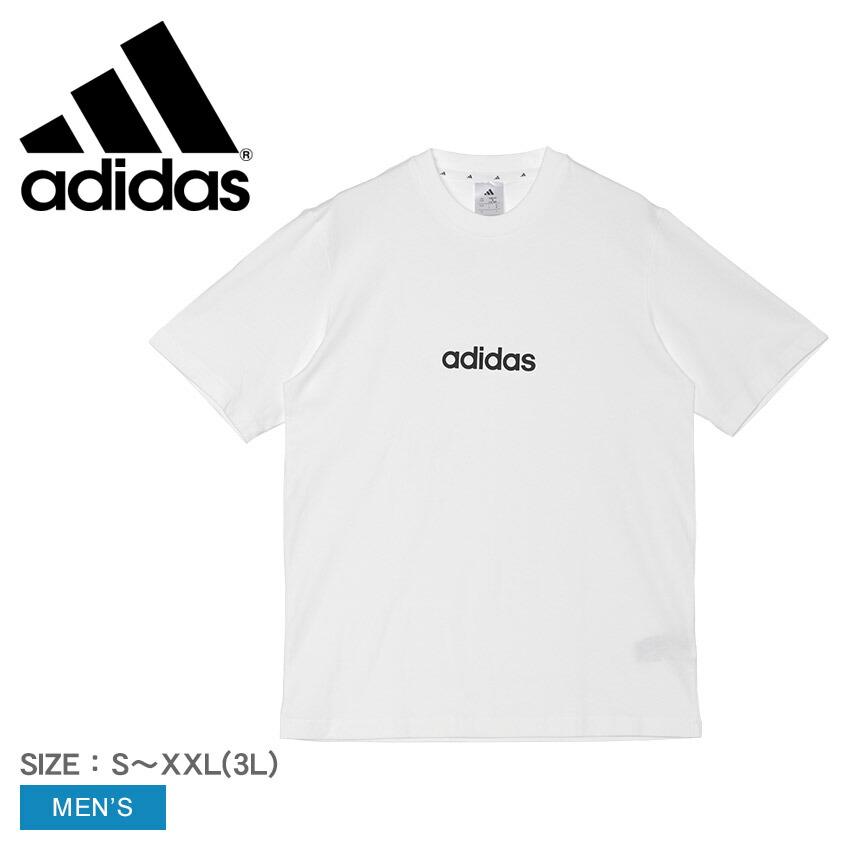adidas（アディダス） 半袖Tシャツ メンズ エッセンシャルズ リニア