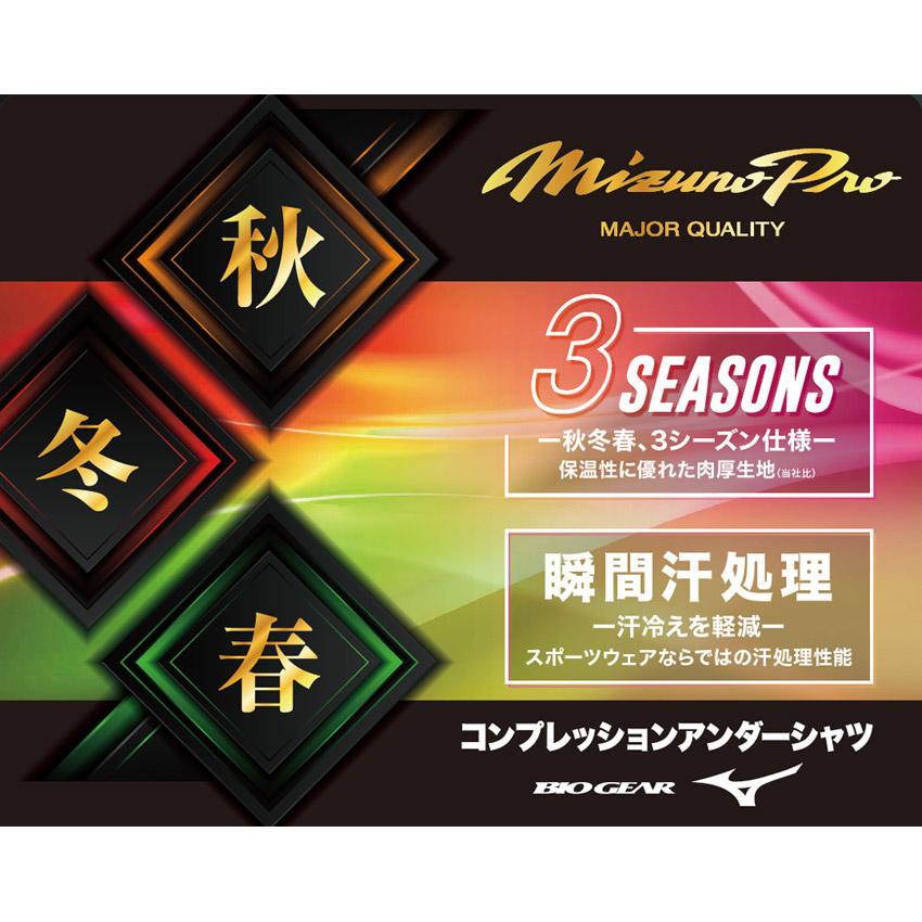 MIZUNO（ミズノ） （ネコポス配送） アンダーシャツ 大人 一般 ユニ