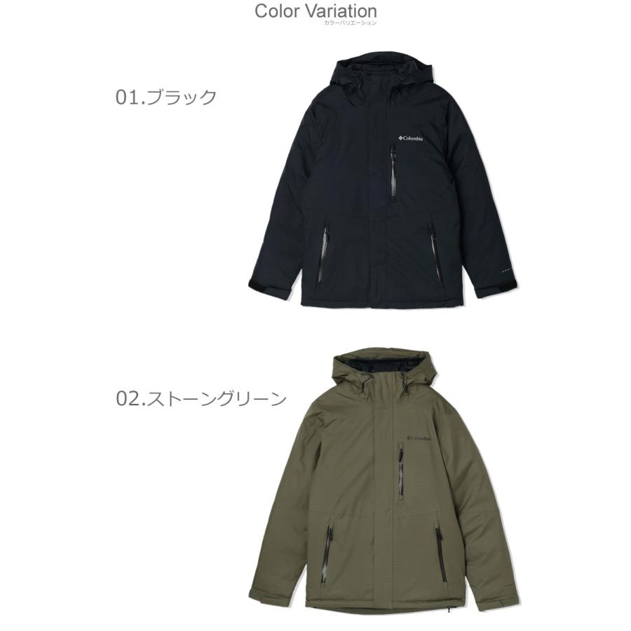 コロンビア アウター メンズ オーク ハーバー インシュレイテッド ジャケット COLUMBIA WE6764 ブラック 黒 カーキ ベージュ 雪｜z-craft｜08