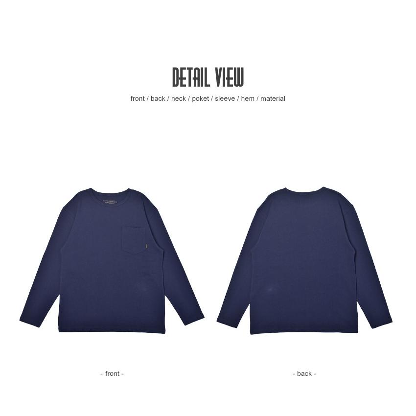 In'crewsive 長袖 メンズ OE ワンポイントロングスリーブTシャツ In'crewsive 長袖 メンズ OE ワンポイントロングスリーブTシャツ