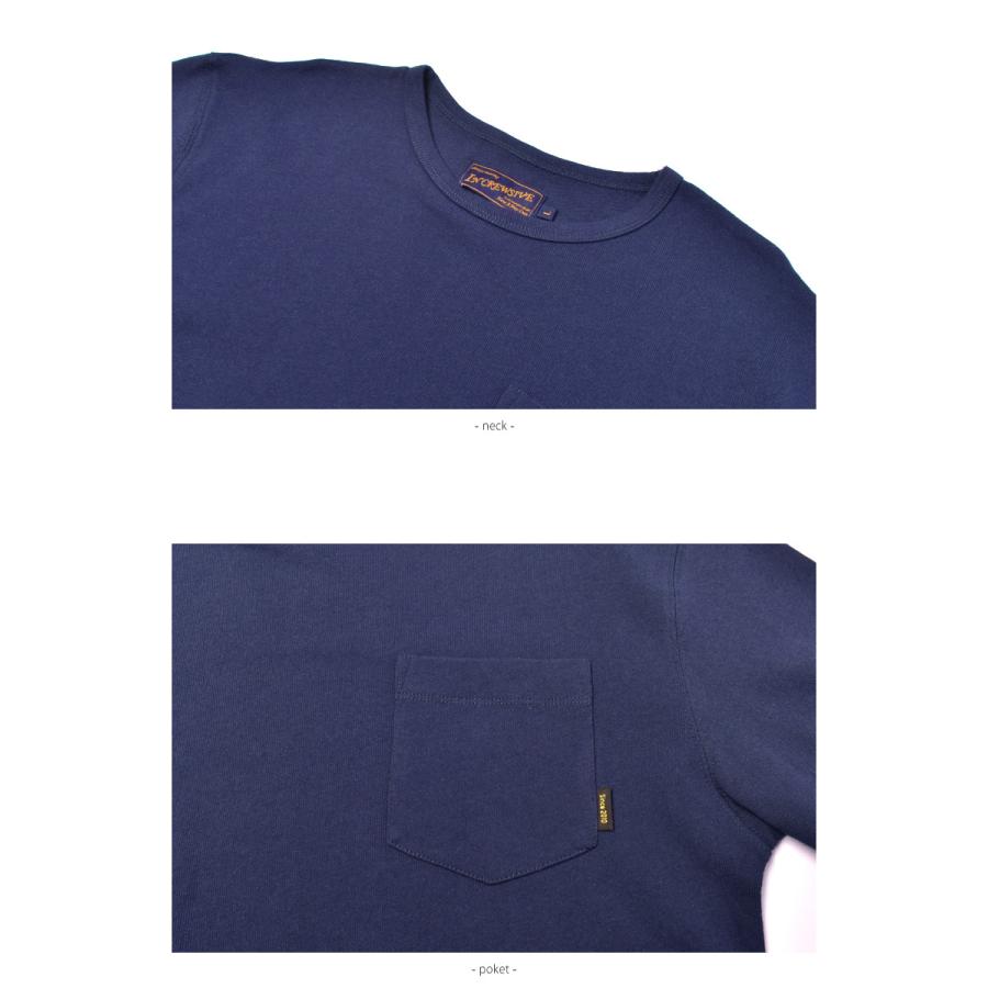 In'crewsive 長袖 メンズ OE ワンポイントロングスリーブTシャツ In'crewsive 長袖 メンズ OE ワンポイントロングスリーブTシャツ