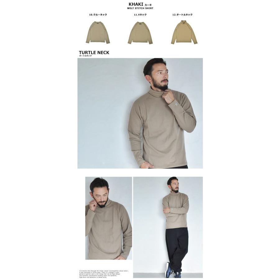 In'crewsive（インクルーシブ） 長袖Tシャツ メンズ ウェルト ステッチ