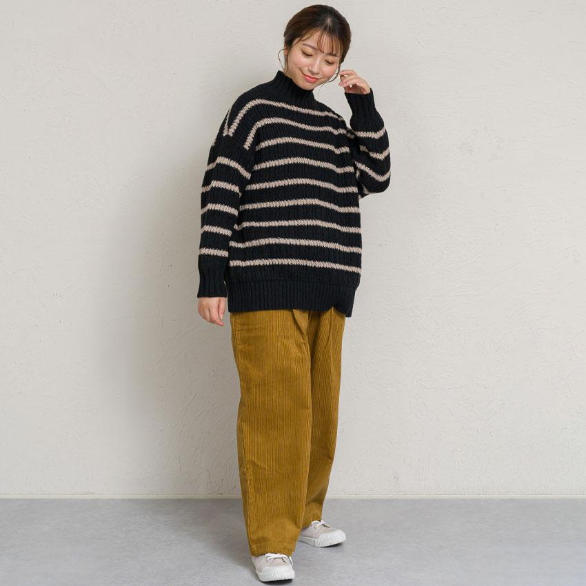 NACHU＆DIARY（ナチュ＆ダイアリー） トップス レディース 振り編み