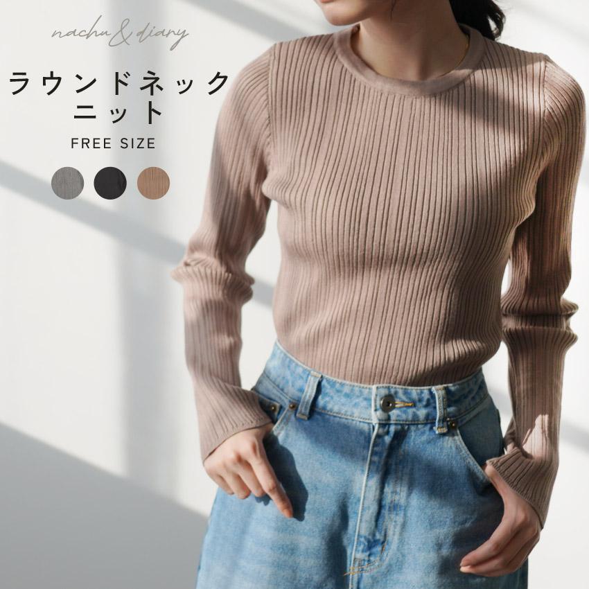 NACHU＆DIARY（ナチュ＆ダイアリー） トップス レディース ラウンド