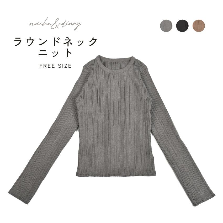 NACHU＆DIARY（ナチュ＆ダイアリー） トップス レディース ラウンド