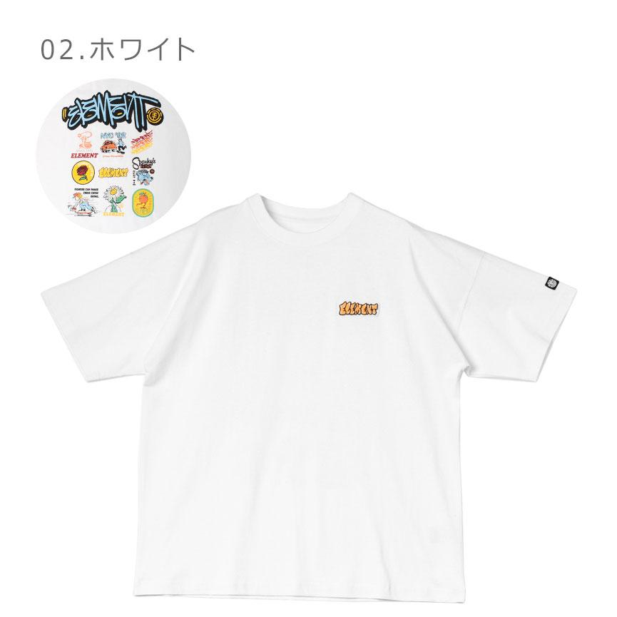 エレメント 半袖Tシャツ メンズ ACOMPANY SS ELEMENT BE021251 ブラック 黒 ホワイト 白 トップス ウェア カットソー ポケット 父の日｜z-craft｜05