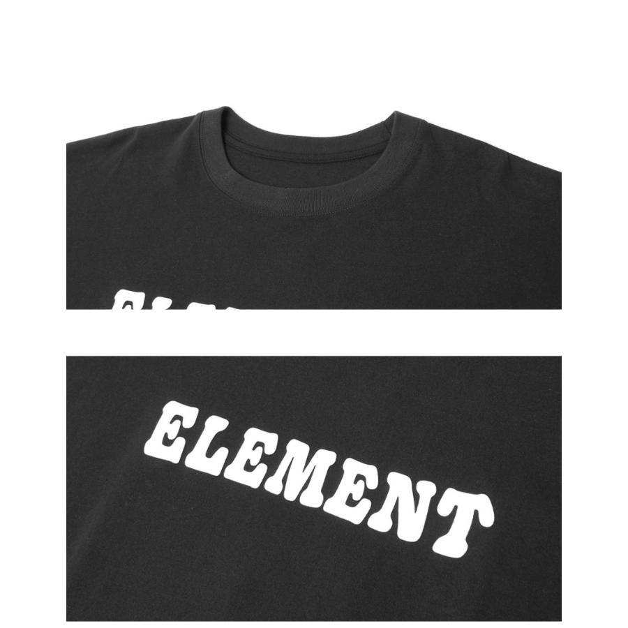 エレメント 半袖Tシャツ メンズ CHILD SS ELEMENT BE021240 ブラック 黒 ホワイト 白 トップス ウェア カットソー ゆったり ロゴ｜z-craft｜07