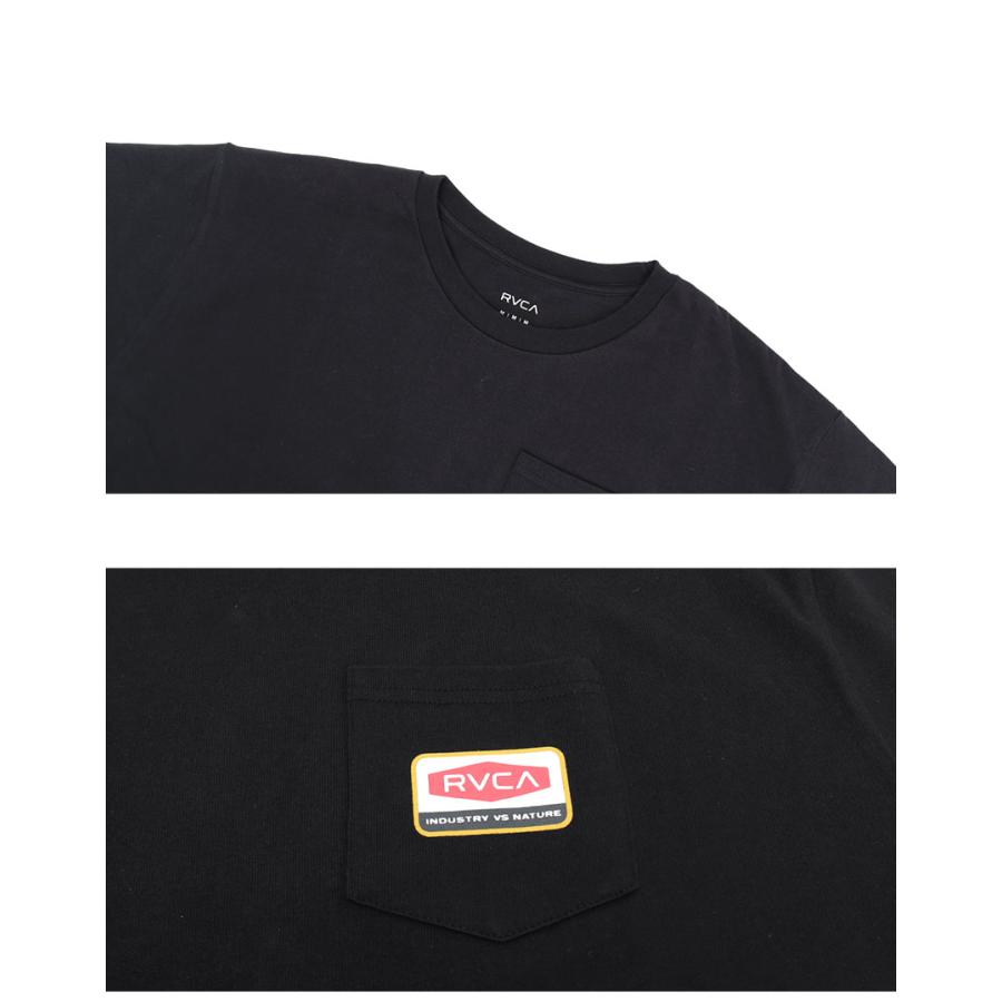 ルーカ 半袖Tシャツ メンズ HEXBOX RVCA BE04A238 ブラック 黒 ホワイト 白 トップス Tシャツ 半袖 バックプリント プリント 茶｜z-craft｜09