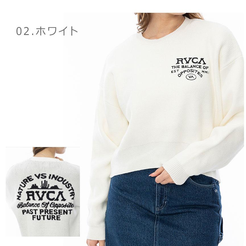 ルー RVCA（ルーカ） セーター レディース LETTERLING KNIT RVCA BE044650