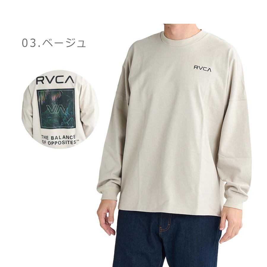 S ベージュ RVCA TAPE LOGO ロンTシャツ ルーカ ムラサキスポーツ限定】RVCA/ルーカ ロンTee/長袖Tシャツ ボックスロゴ
