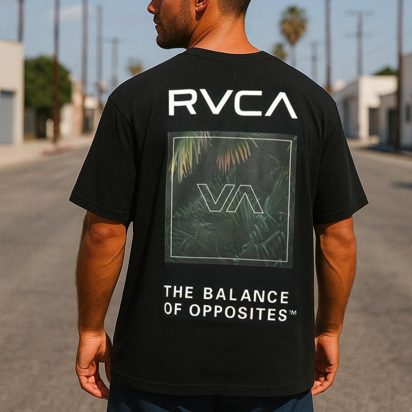RVCA（ルーカ） 半袖Tシャツ メンズ PALM BOX SS Tシャツ RVCA