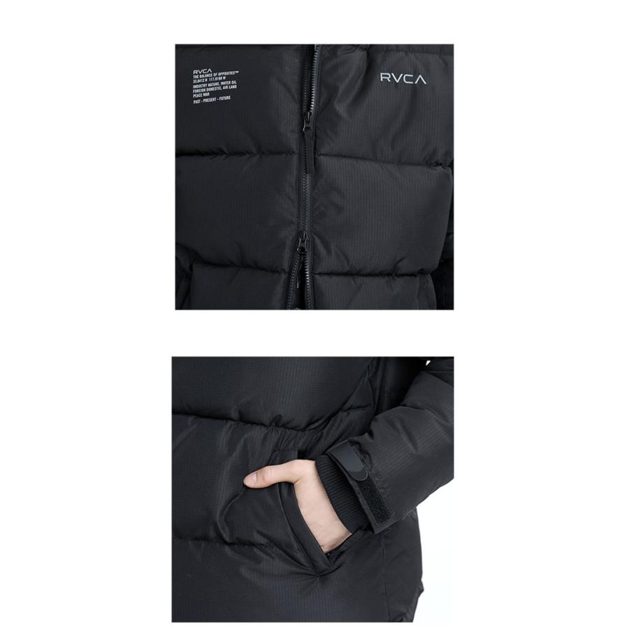 RVCA（ルーカ） ダウンジャケット メンズ BACK PRINT PUFFER JKT RVCA
