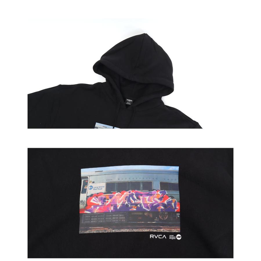 ルーカ パーカー メンズ DMOTE HOOD RVCA BD042017 ブラック 黒 ウエア トップス フード フーディ カンガルーポケット ロゴ 長袖｜z-craft｜03