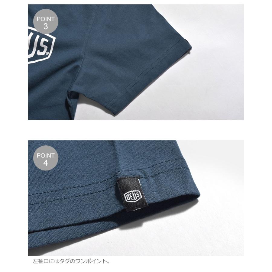 （ネコポス配送） DEUS EX MACHINA 半袖Tシャツ VENICE ADDRESS S/S T-DMW41808C メンズ | DEUS EX MACHINA | 06