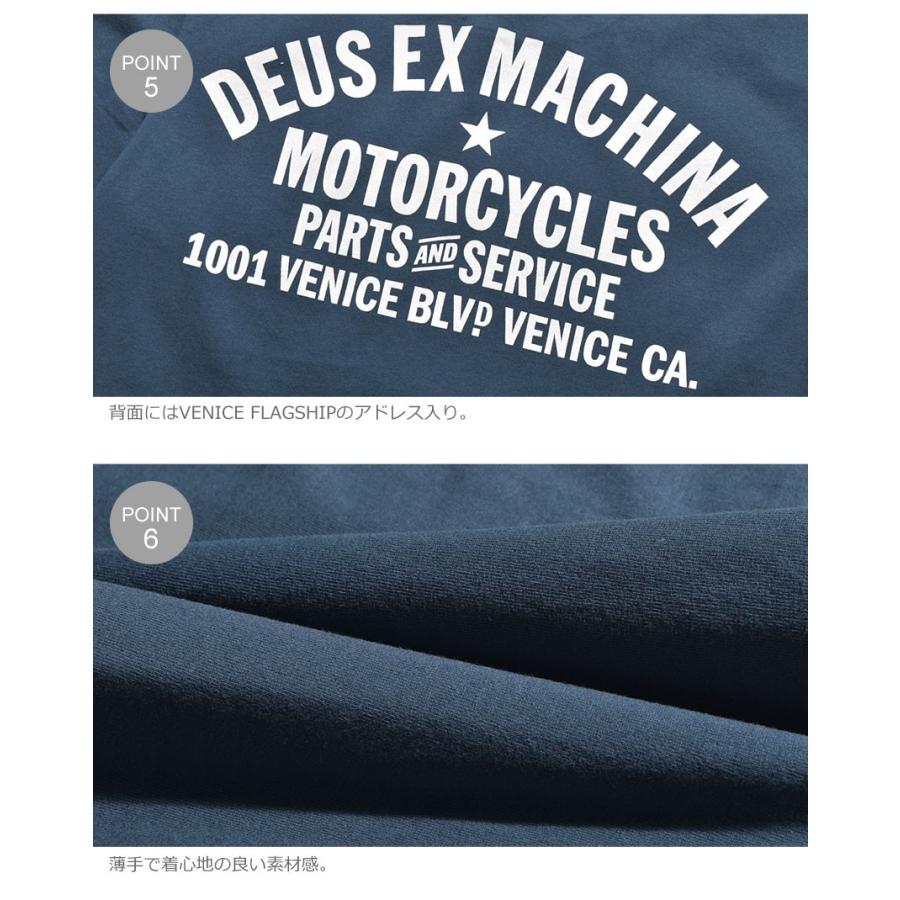 （ネコポス配送） DEUS EX MACHINA 半袖Tシャツ VENICE ADDRESS S/S T-DMW41808C メンズ | DEUS EX MACHINA | 07