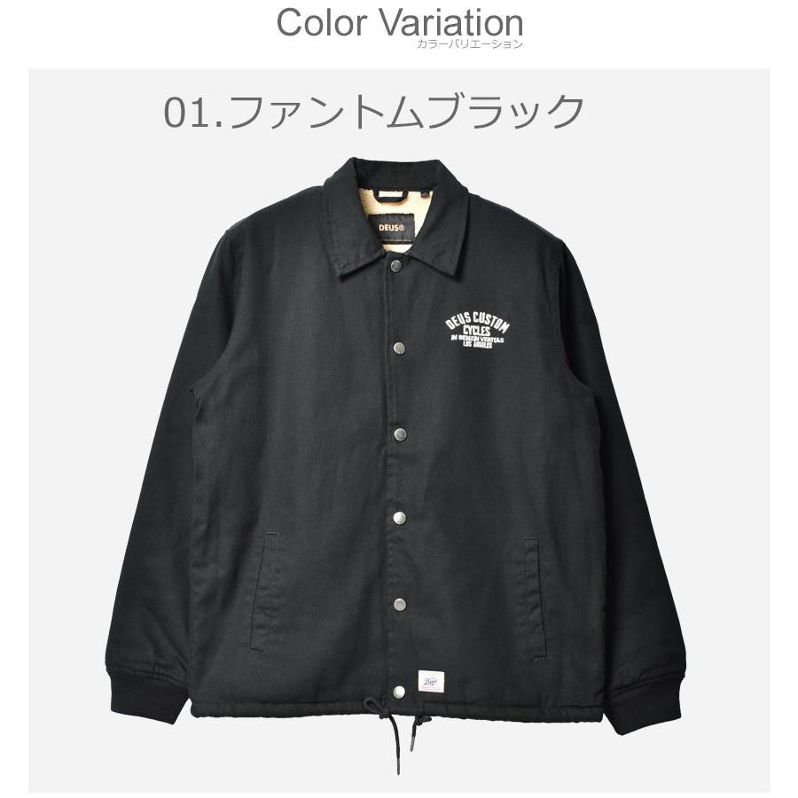 送料無料 デウス エクス マキナ ジャケット メンズ LATHAM CANVAS COACH JACKET DEUS EX MACHINA DMW2061256 ブラック 黒 ブラウン アウター｜z-craft｜04