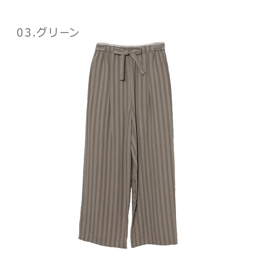 hunch（ハンチ） パンツ レディース ストライプ イージーパンツ HUNCH