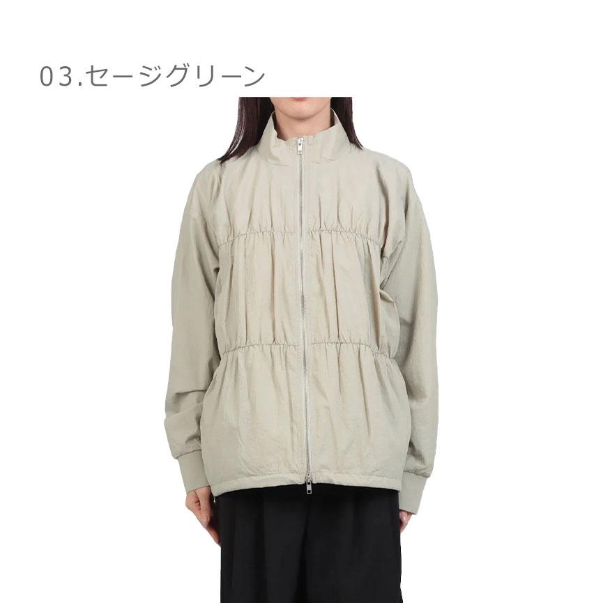 hunch（ハンチ） ジャケット レディース ナイロン シャーリングZIP