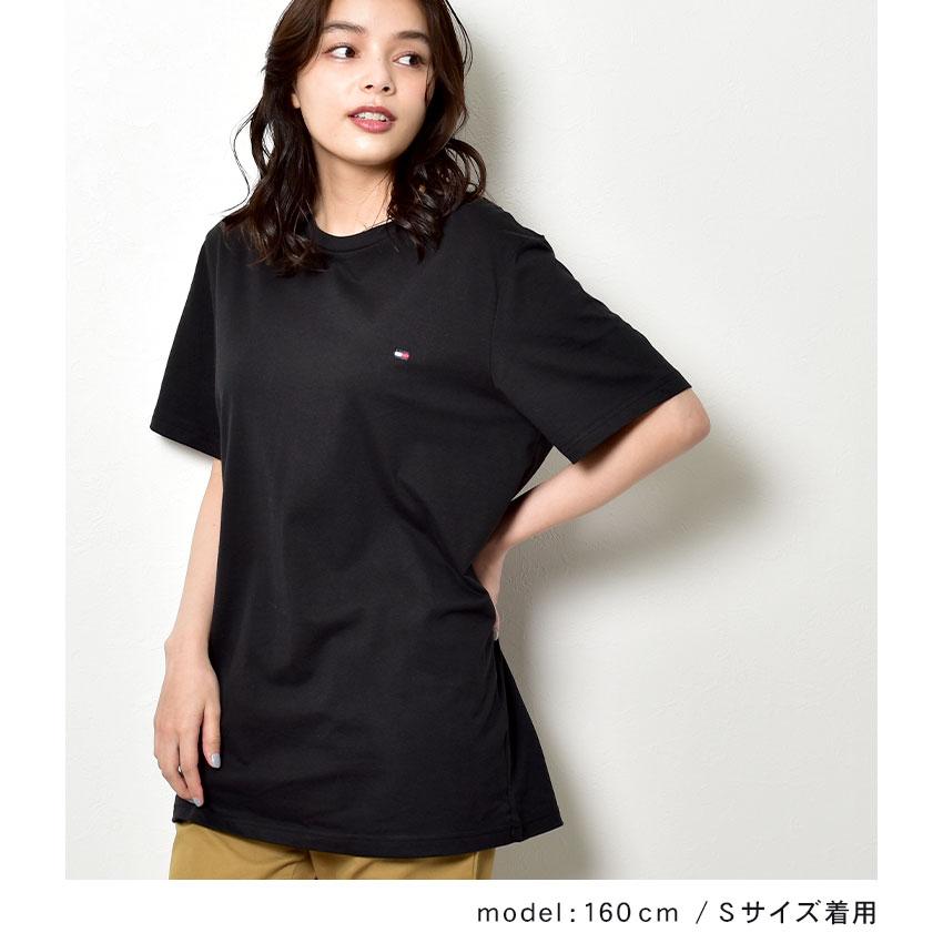 （ネコポス配送） トミーヒルフィガー 半袖Tシャツ メンズ ベーシック コットン コア フラッグ クルーネック S/S TEE TOMMY HILFIGER 09T3139 黒 | TOMMY HILFIGER | 02