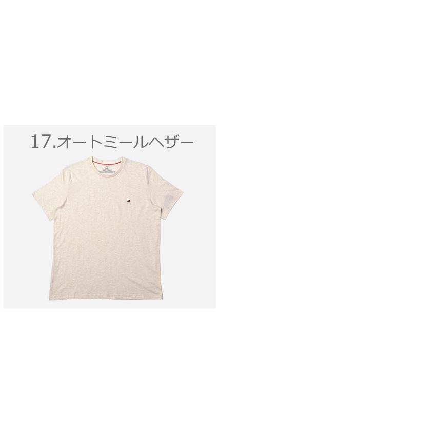 （ゆうパケット送料無料） トミーヒルフィガー 半袖Tシャツ メンズ ベーシック コットン コア フラッグ クルーネック S/S TEE TOMMY HILFIGER 09T3139 黒｜z-craft｜25