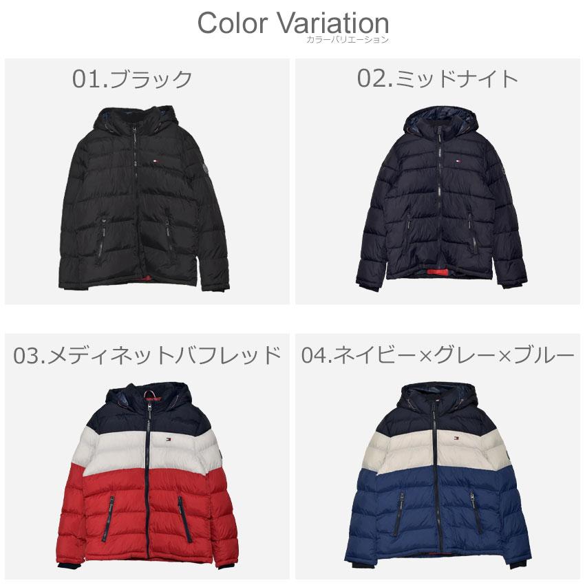 トミーヒルフィガー 中綿ジャケット メンズ NYLON PERFORMANCE HOODY PUFFER JACKET TOMMY HILFIGER 158AN508 ブラック 黒 白 緑｜z-craft｜15