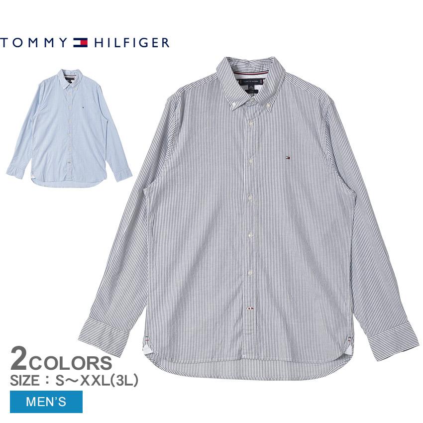 TOMMY HILFIGER ストライプ長袖シャツとベストセット 3L 【公式通販】