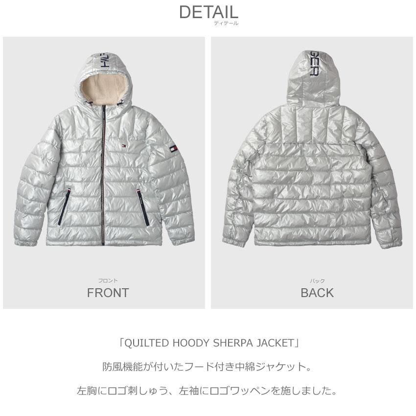 （マスクがセットでお値段そのまま） 送料無料 トミーヒルフィガー 中綿ジャケット メンズ QUILTED HOODY SHERPA JACKET TOMMY HILFIGER 150AN214｜z-craft｜02