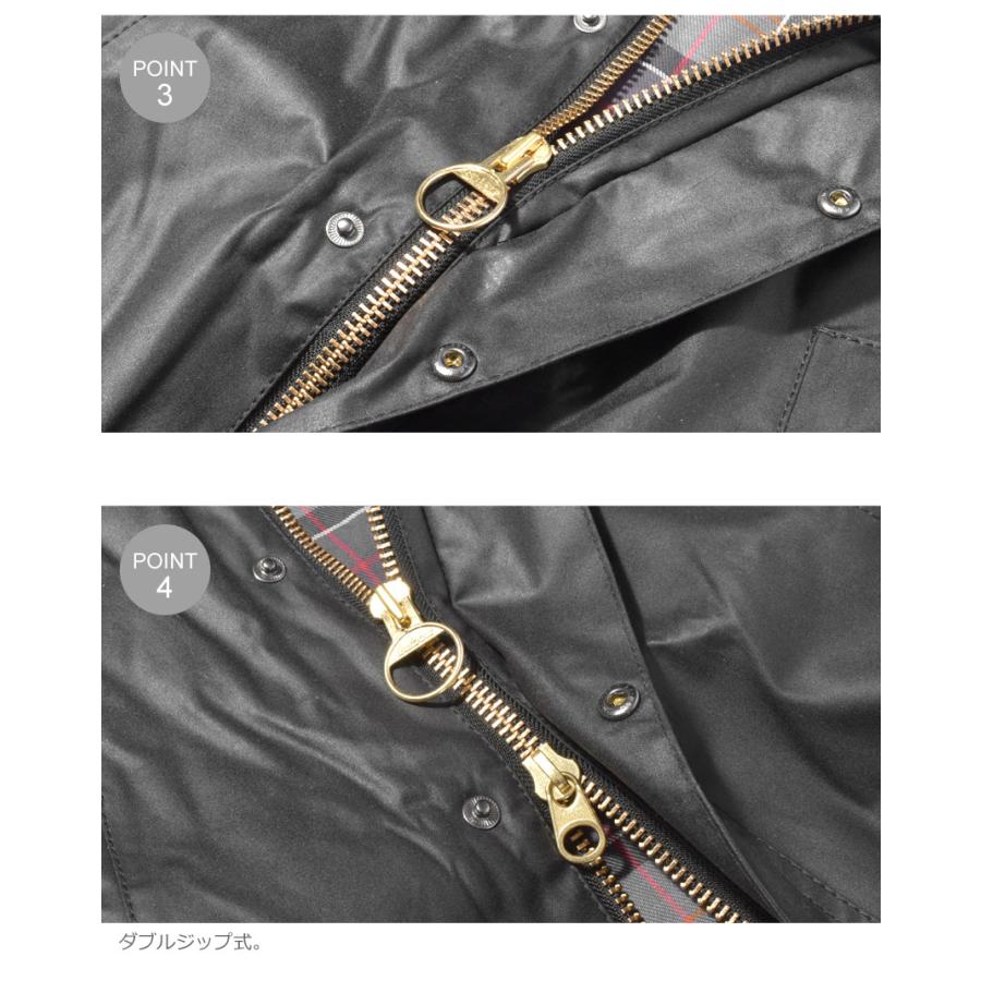 バブアー オイルドジャケット メンズ ビデイル ワックス ジャケット BARBOUR MWX0018 ブラック 黒 ブラウン 茶 バーブァー 長袖の画像