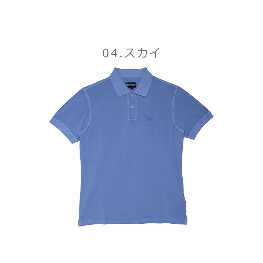 Barbour（バブアー） （ネコポス配送） ポロシャツ メンズ WASHED