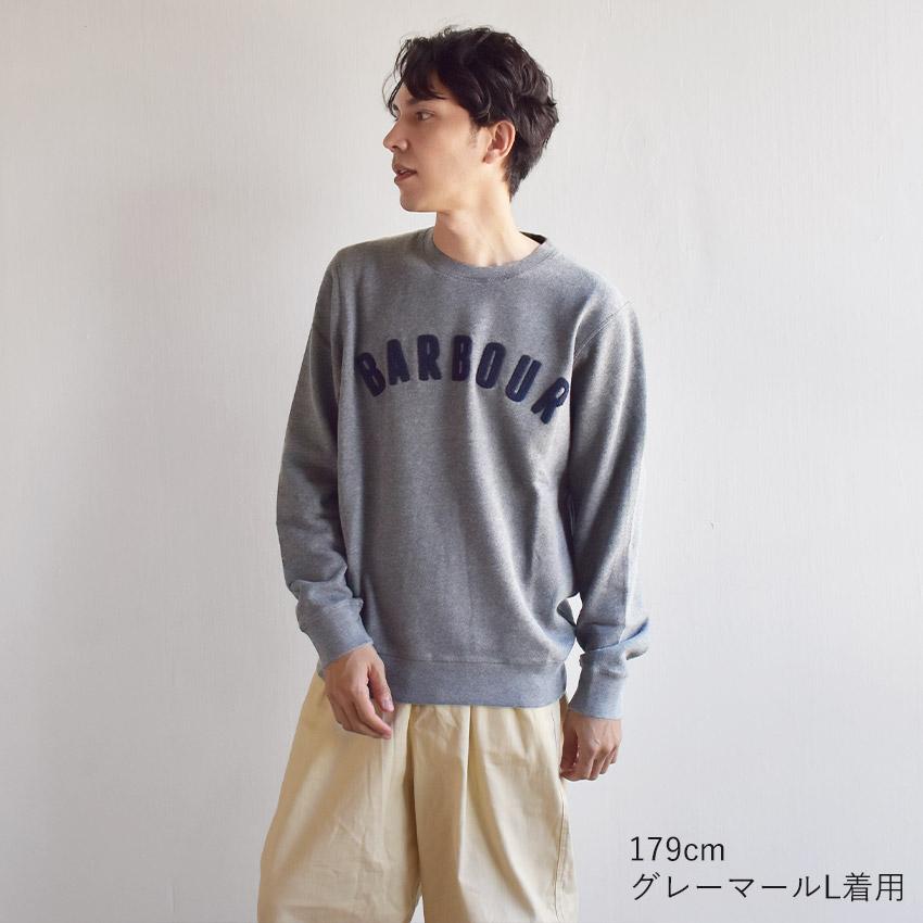 Barbour（バブアー） スウェット メンズ PREP LOGO CREW BARBOUR 