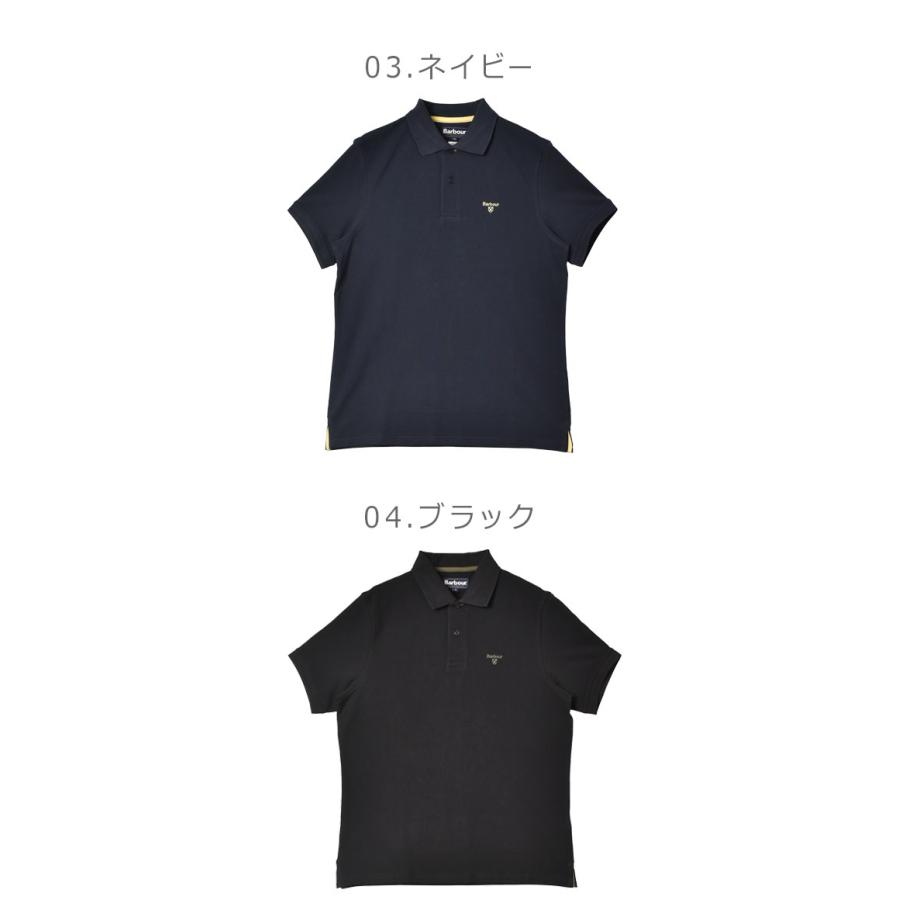 Barbour ポロシャツ　ネイビー　38 Barbour（バブアー） ポロシャツ スポーツポロ Barbour SPORTS POLO