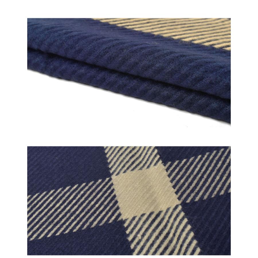 バブアー ショール メンズ レディース BLAIR WINDOWPANE SERAPE BARBOUR LSC0425 グレー ネイビー 紺 ブランケット セラーぺ_5